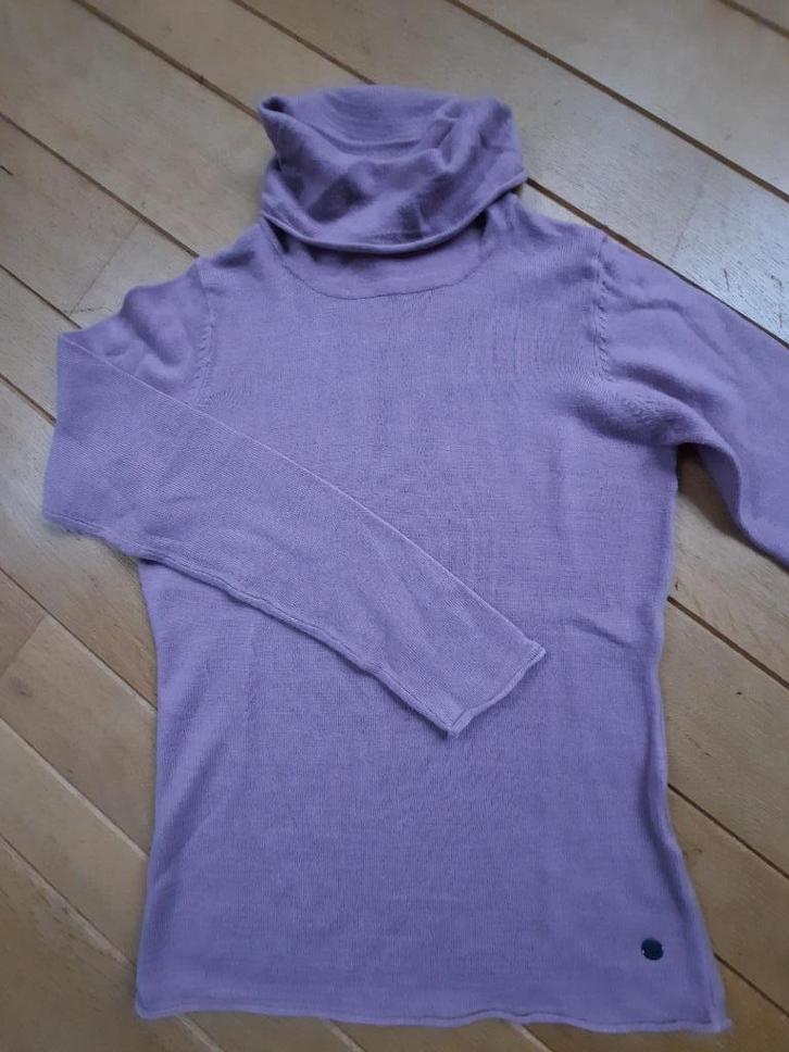 Manguun kol trui lila paars maat M, Kleding | Dames, Truien en Vesten, Zo goed als nieuw, Maat 38/40 (M), Paars, Ophalen of Verzenden