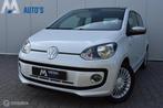 VW High Up! 1.0 BlueMotion Oryxweiss Pano Leder Navi Stoelve, Voorwielaandrijving, Euro 5, Wit, Leder
