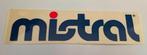 Sticker Mistral, Ophalen of Verzenden, Nieuw, Merk