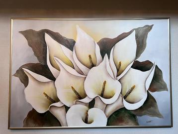 Schilderij olieverf - Lenart - inclusief mooie lijst beschikbaar voor biedingen