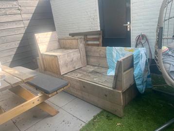Gratis steigerHouten Tuinbank beschikbaar voor biedingen