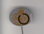 Voetbal NAC blik speldje, Verzamelen, Speldjes, Pins en Buttons, Gebruikt, Niet vindbaar, Niet vindbaar, Speldje of Pin