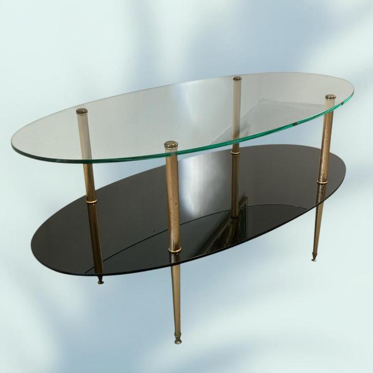 Vintage Fontana Arte Salontafel - Jaren '50/'60, Huis en Inrichting, Tafels | Salontafels, Gebruikt, Minder dan 50 cm, 50 tot 100 cm