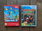 New Super Mario Bros Wii + Donkey Kong Country Returns, Spelcomputers en Games, Games | Nintendo Wii, Avontuur en Actie, Ophalen of Verzenden
