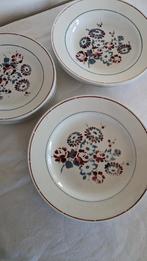 Franse Retro Vintage blauw met roze bloemen spuitmotief, Huis en Inrichting, Keuken | Servies, Ophalen of Verzenden, Zo goed als nieuw