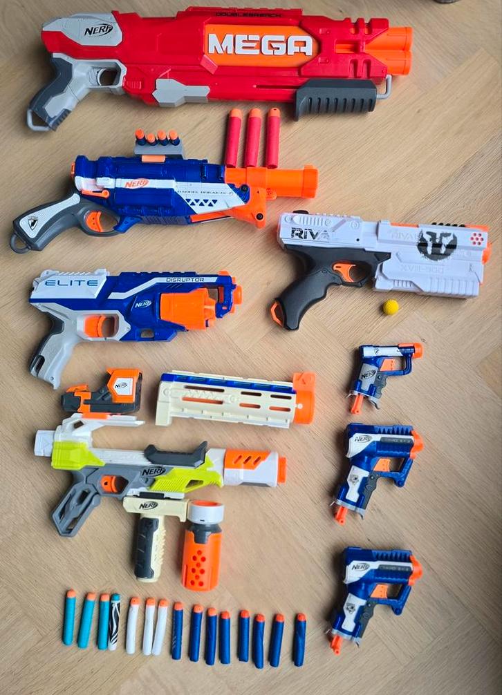 Collectie Nerf geweren, Kinderen en Baby's, Speelgoed | Babyspeelgoed, Overige typen, Ophalen of Verzenden