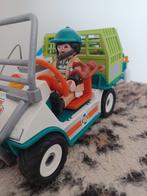 Dierenverzorger met voertuig Playmobil, Ophalen of Verzenden, Zo goed als nieuw