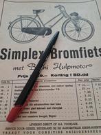 SIMPLEX Rijwiel reclame advertenties, Fietsen en Brommers, Ophalen of Verzenden, Gebruikt