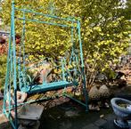 * Schommelbank ijzeren Tuinbank Rocking bench Brocante Bank, Tuin en Terras, Ophalen, Nieuw