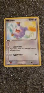 Whismur Pokémonkaart - 69/100 EX Crystal Guardians, Ophalen of Verzenden, Gebruikt, Losse kaart