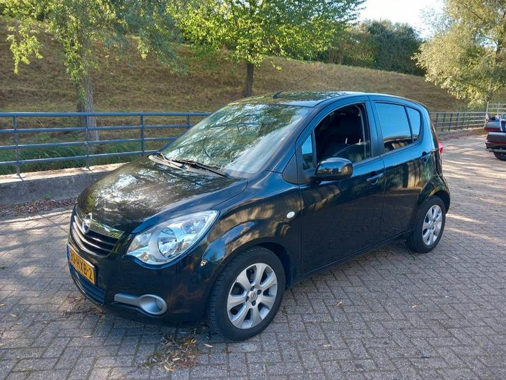 Nette Opel Agila 1.0 enjoy bj 2009 km 155d  apk 12-03-26, Auto's, Opel, Particulier, Agila, ABS, Benzine, B, Hatchback, Handgeschakeld
