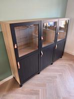 IKEA Besta kast licht eiken/zwartbruin, Ophalen, Kunststof, Gebruikt, 100 tot 150 cm