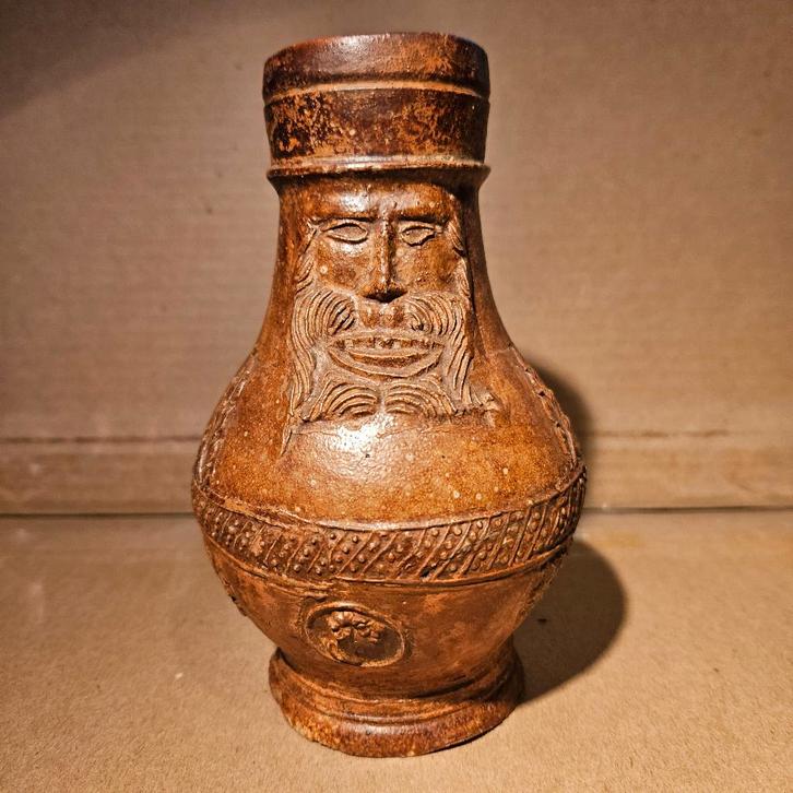 Baardmankruik 2e helft 16e eeuw Frechen-Keulen, Antiek en Kunst, Antiek | Keramiek en Aardewerk, Ophalen of Verzenden