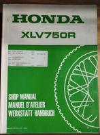 Werkplaatshandboek Honda XLV750R, Motoren, Handleidingen en Instructieboekjes, Honda