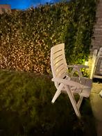 3 Witte Tuinstoelen - Almere Poort, Ophalen, Kunststof, Gebruikt, Drie