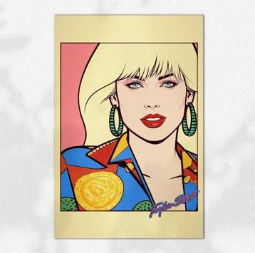 Taylor Swift Pop Art Muziek Poster beschikbaar voor biedingen