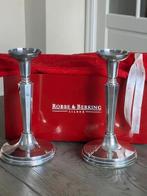 Robbe & Berking zilveren kandelaars 925 Sterling, Ophalen, Overige kleuren, Zo goed als nieuw, Zilver