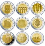 2 Euro CC-Munten Spanje 2012 t/m 2015 UNC, Ophalen of Verzenden, Spanje, 2 euro