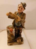Capodimonte porseleinen beeldje zwerver charlie chaplin, Ophalen, Zo goed als nieuw, Mens