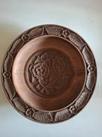 Decoratief Houten Bord met Bloemmotief, Ophalen of Verzenden