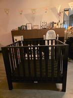 Bopita box zwart + Stevig Matras + 2 Boxkleden -Koeka&Jolein, Ophalen, Gebruikt, Overige typen