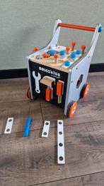 Brico'kids by Janod Houten Werkbank Loopwagen, Ophalen, Gebruikt