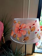 Lampenkap andgemaakt bloemen transparant, Huis en Inrichting, Lampen | Lampenkappen, Ophalen of Verzenden, Rond, Minder dan 25 cm