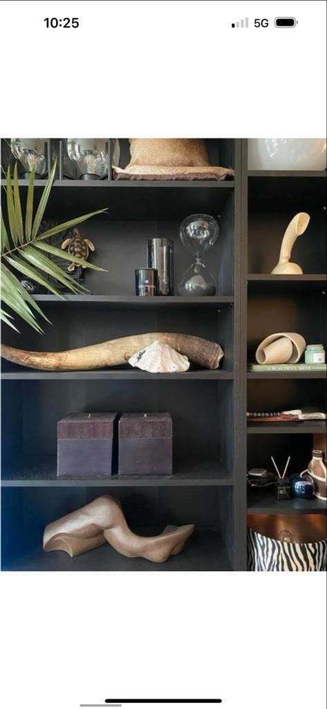 Zwarte Billy Boekenkast (40x28x202), Huis en Inrichting, Kasten | Boekenkasten, Zo goed als nieuw, Minder dan 50 cm, 200 cm of meer