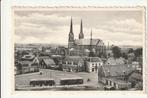 KAATSHEUVEL VOGELVLUCHT MET KERK ST. JAN PANORAMA AUTOBUSSEN, Verzamelen, Ophalen of Verzenden, 1940 tot 1960, Gelopen, Zuid-Holland