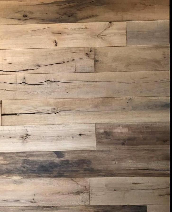 WEEKAANBIEDING! STOERE VINTAGE EIKEN VLOER, Huis en Inrichting, Stoffering | Vloerbedekking, Nieuw, Ophalen of Verzenden