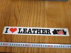 sticker I LOVE LEATHER - lucky leder, Ophalen, Zo goed als nieuw, Bedrijf of Vereniging