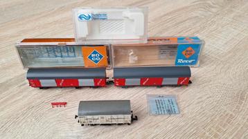 3 x NS wagons Roco N PTT POST 2 x nw st ovp en Frico beschikbaar voor biedingen