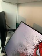 AOC 240Hz + Philips 75Hz Monitor met Arm, 27 inch curved, IPS, Minder dan 1 ms, Zo goed als nieuw