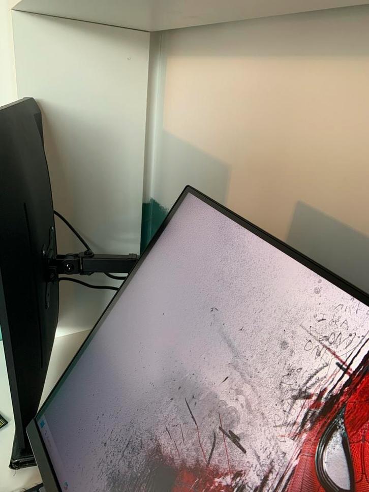 AOC 240Hz + Philips 75Hz Monitor met Arm, Computers en Software, Monitoren, Zo goed als nieuw, 201 Hz of meer, DisplayPort, HDMI