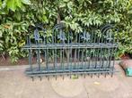 10 meter hekwerk 85 cm hoog met poort en 6 palen, Tuin en Terras, Ophalen, Gebruikt, IJzer, Met poort