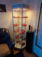 6 kantige aluminium vitrinekast, Ophalen, 50 tot 100 cm, Zo goed als nieuw, Industriële