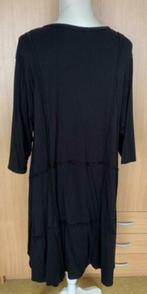 Rafay zwarte jurk maat 46/48 [v][j], Zwart, Maat 46/48 (XL) of groter, Ophalen of Verzenden, Zo goed als nieuw