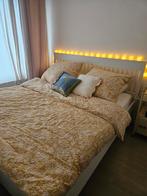 IKEA Idanäs bedframe (inclusief lattenbodem), Ophalen, Zo goed als nieuw, Tweepersoons