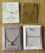 Set van 3 armbanden en ketting van my jewellery zilverkleur, Ophalen of Verzenden, Zo goed als nieuw, Zilver, Staal