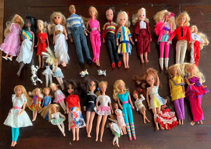Heel veel barbiepoppen, meubels, koetsen, kleding etc, Kinderen en Baby's, Speelgoed | Poppen, Gebruikt, Ophalen