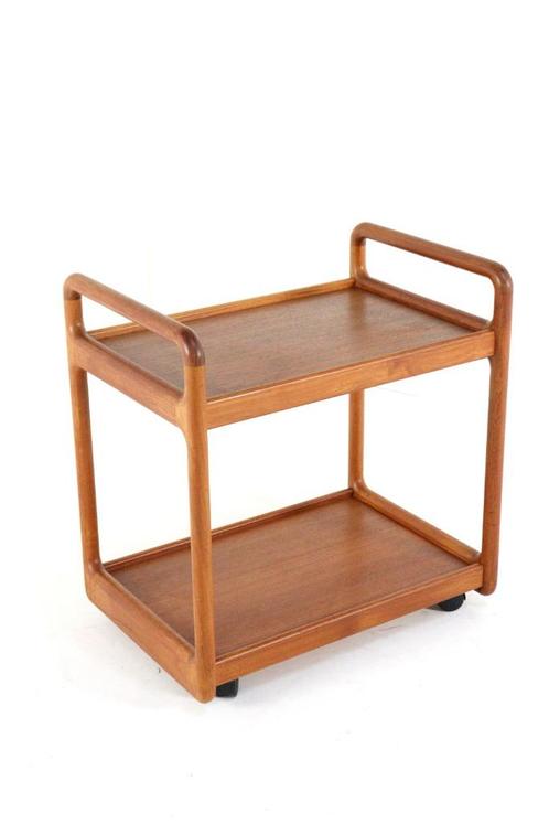 Poul Cadovius Cado trolley bar cart vintage gratis bezorging, Huis en Inrichting, Tafels | Bijzettafels, Rechthoekig, 60 cm of meer