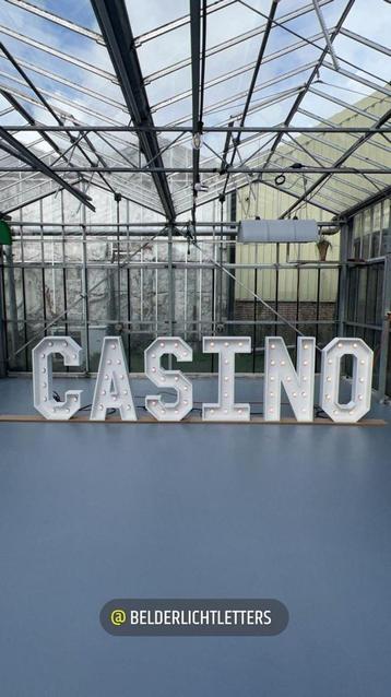Casino decoratie lichtletters nieuw !! beschikbaar voor biedingen