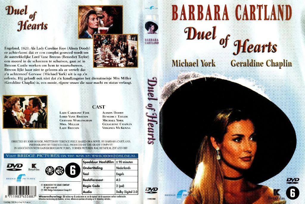 Duel of hearts, Cd's en Dvd's, Dvd's | Klassiekers, 1960 tot 1980, Ophalen of Verzenden, Zo goed als nieuw, Vanaf 6 jaar