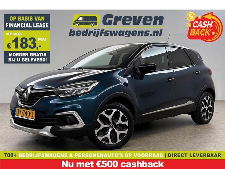 Renault Captur 0.9 TCe Intens | LED | Clima | Cruise | Navig, Auto's, Renault, Bedrijf, Te koop, Captur, Airbags, Airconditioning