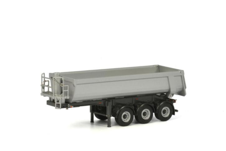 WHITE LINE; HALF PIPE TRAILER - 3 AXLE, Hobby en Vrije tijd, Modelauto's | 1:50, Nieuw, Bus of Vrachtwagen, Wsi, Ophalen of Verzenden