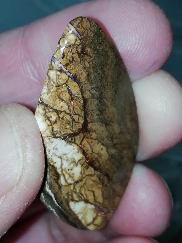 Boulder opaal, Sieraden, Tassen en Uiterlijk, Edelstenen, Zo goed als nieuw, Ophalen of Verzenden