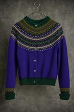 Eribe knitwear short cardigan maat XS vest violetta, Verzenden, Zo goed als nieuw, Maat 34 (XS) of kleiner, Paars