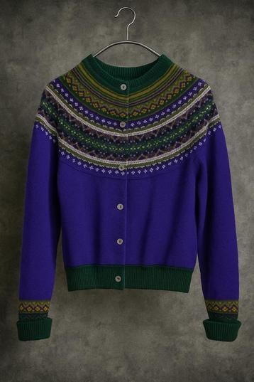 Eribe knitwear short cardigan maat XS vest violetta beschikbaar voor biedingen