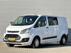 Ford Transit Custom 290 2.0 TDCI L2H1 DC Dubbele cabine Trek, Auto's, Bestelauto's, Voorwielaandrijving, Stof, Euro 6, 4 cilinders