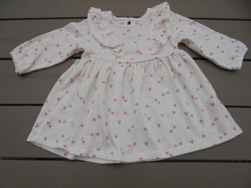 K230 Beige roze jurkje Primark maat 62 beschikbaar voor biedingen